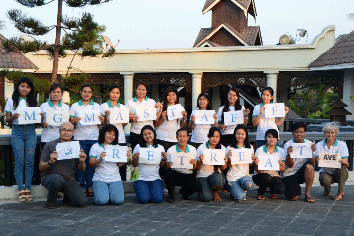 MGMA Staff’s Retreat and Capacity Building Training Program at Amazing Chaung Thar Hotel on 24 – 27 March 2018