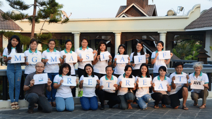 MGMA Staff’s Retreat and Capacity Building Training Program at Amazing Chaung Thar Hotel on 24 – 27 March 2018