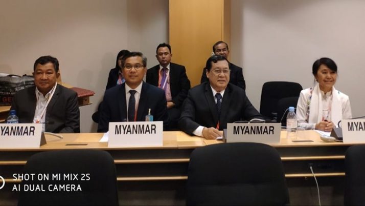 Myanmar Tripartite delegation to the 108th International Conference on 17 June 2019 in Geneva