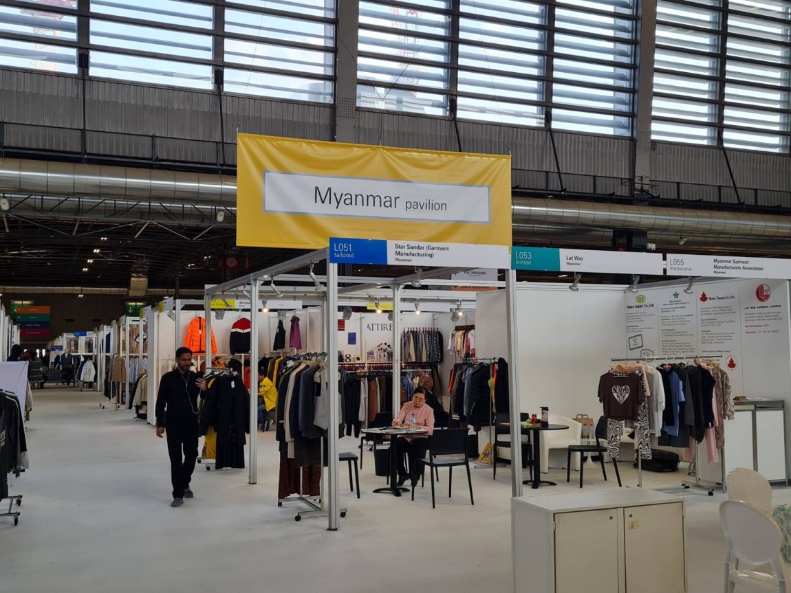 Participating MGMA in Myanmar Pavilion at Apparel Sourcing Paris 2023