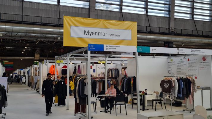 Participating MGMA in Myanmar Pavilion at Apparel Sourcing Paris 2023