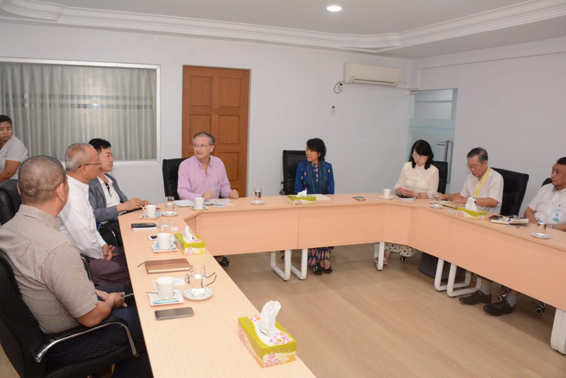 MGMA meets delegate from Embassy of Germany in Yangon