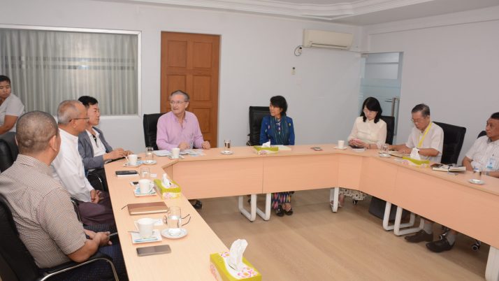 MGMA meets delegate from Embassy of Germany in Yangon