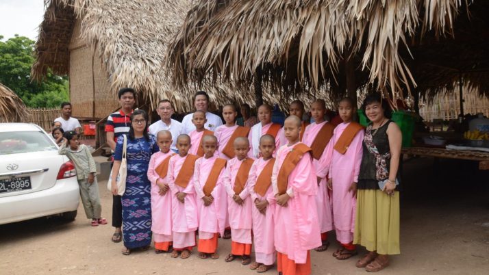 စစ်ကိုင်းတိုင်းဒေသကြီးရှိ ငလျင်ဒဏ်သင့် ဘုန်းကြီးကျောင်းများ နှင့် သီလရှင်စာသင်တိုက်များကို  ပြန်လည်ထူထောင်ရေးလုပ်ငန်းစဥ်များလုပ်ဆောင်ခြင်း