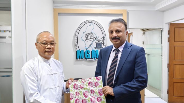 Chairman of MGMA meets Ambassador of Parkistan Embassy Myanmar
